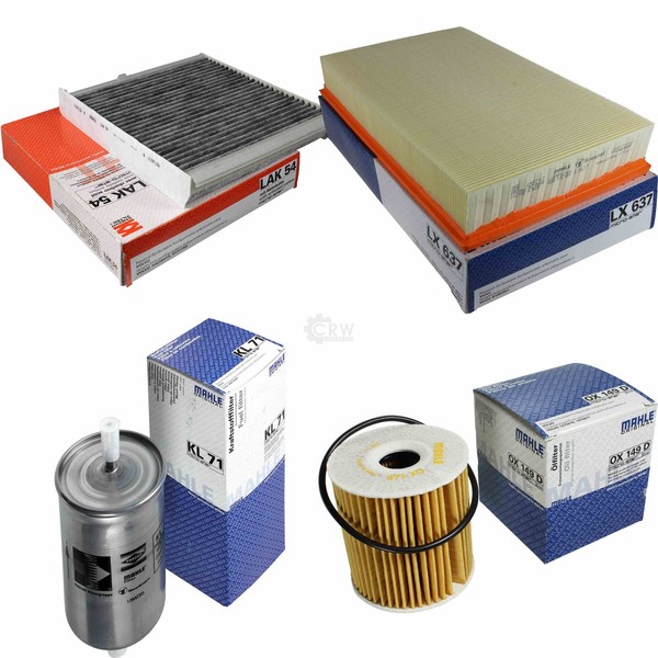 Mahle Kraftstofffilter KL 71 Innenraum LAK 54 Luftfilter LX 637 ÖLfilter OX 149D-image