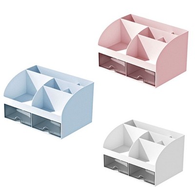 Multiple Section Office Supply Box Produced Of Strong Environmental Bioplastic