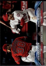 Justin Anderson / Michael Hermosillo 2018 Topps Update Angels Rookie #US52