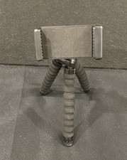 Smartphone or small camera tripod with flexible legs, do not know the brand
