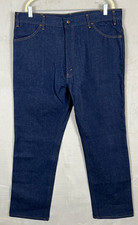 Plain Pockets Denim Jeans 40 X 32 Men's Navy Vintage JC Penny Made in the USA