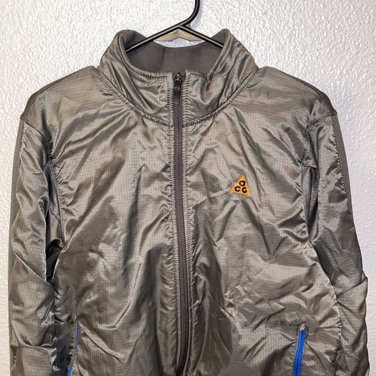 SACAI X NIKE Nike ACG Tokatee giacca full zip uomo M grigio dri fit 360099 055 full zip