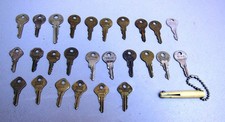 Lot of 26 Vintage Yale Used Padlock Keys Made in USA