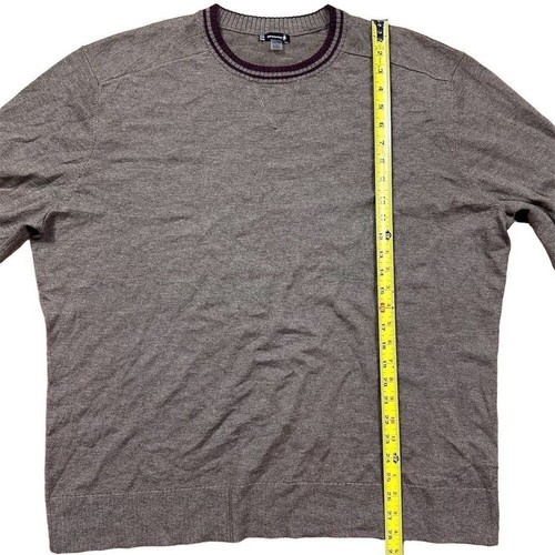 Smartwool Men's Brown Sparwood Crewneck Pullover Sweater Size 2XL Long Sleeves - Picture 3 of 8