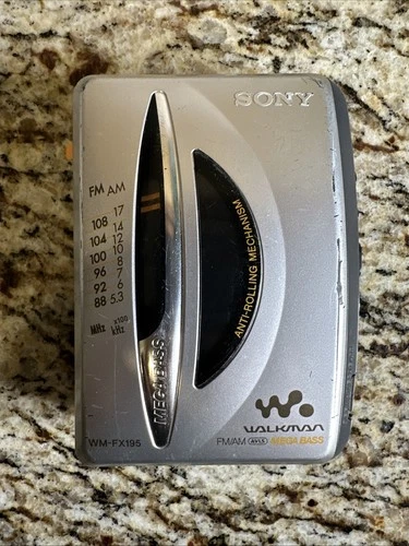 Vintage Sony Walkman AM/FM Cassette Player WM-FX195 - read description