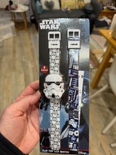 Disney Star Wars Flip Top Digital Watch Stormtrooper MINT SEALED ideal gift 