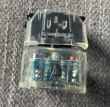 K’nex Knex Roller Coaster Car Clear Plastic with lights 