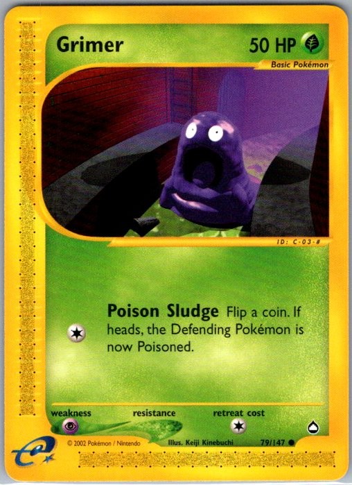 Grimer 079/147 Common Aquapolis NM