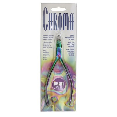 BeadSmith  Chroma  Linie Gebogen Ketten Nase Edelstahl Zange * Werkzeuge