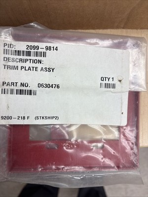 Simplex Trim Simplex 2099-9814 Surface trim plate for Wiremold box V5744-2, red | eBay