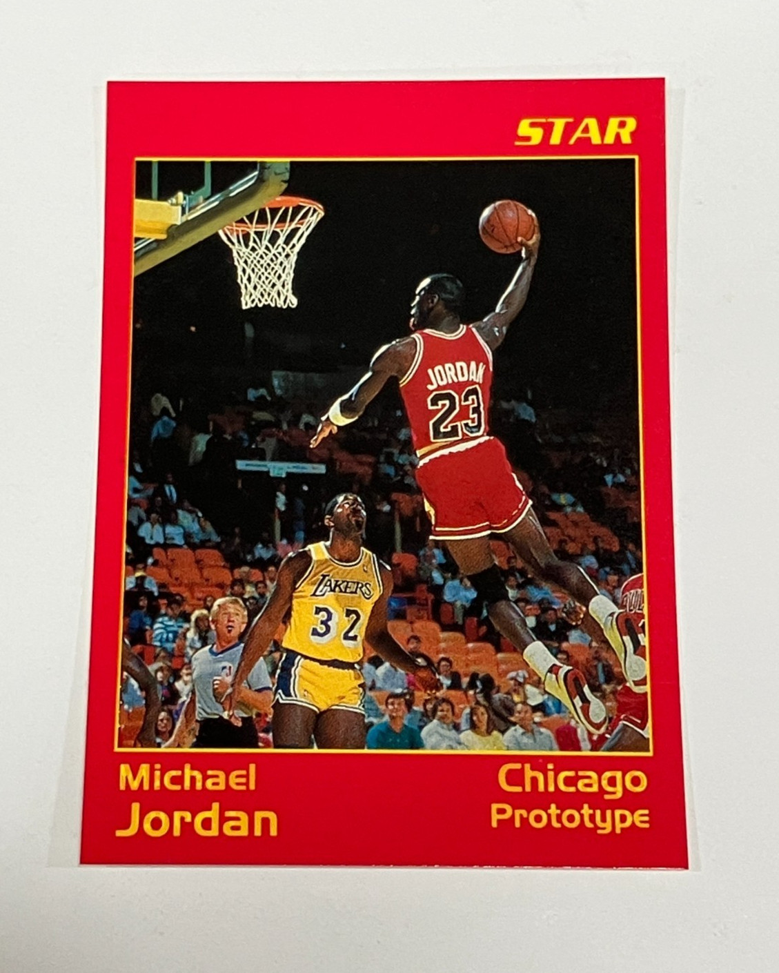 Michael Jordan MONSTER DUNK Prototype Promo card STAR CO 