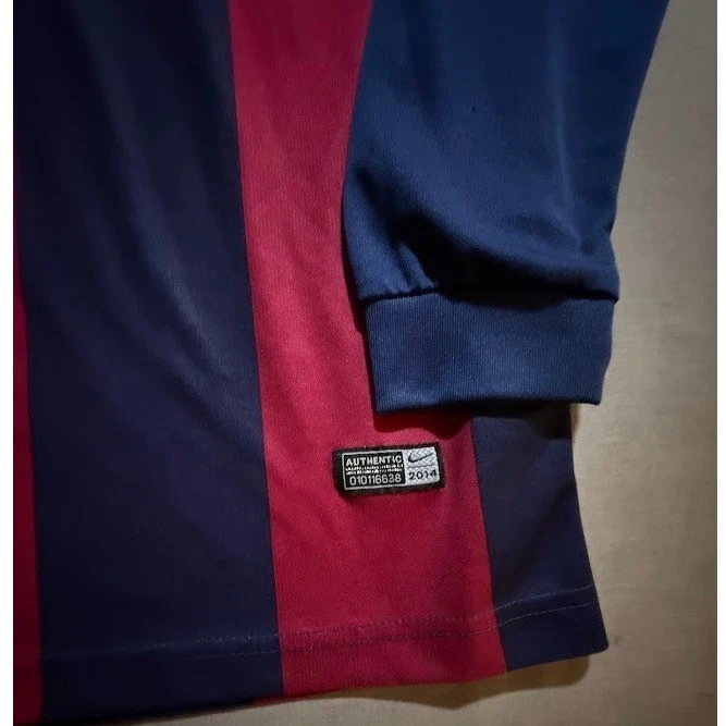 Camiseta de futebol masculina manga longa FC Barcelona Qatar Airways Nike Neymar Jr #11 G - Imagem 3 de 4