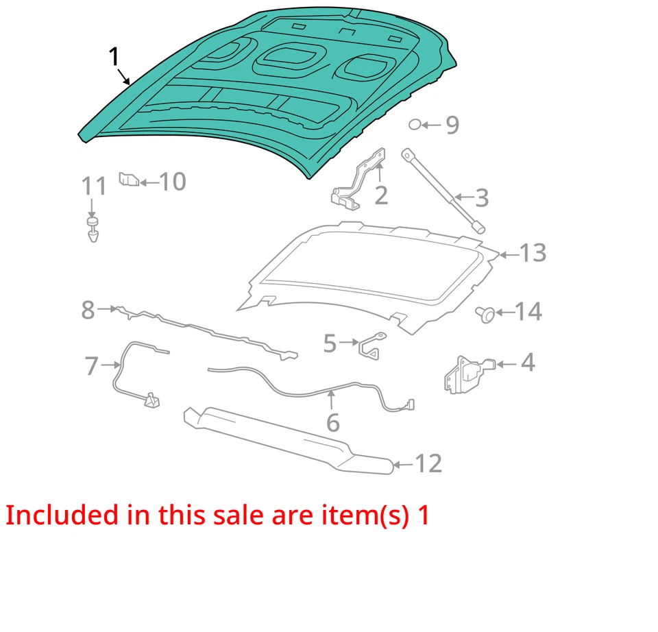 (LOCAL PICKUP ONLY) Hood Fits 04-08 FORD F150 PICKUP 4271574 - Image 3 of 4