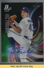 2018 Bowman Platinum Top Prospects Green 41/99 Eric Pardinho Auto READ 8mh