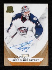 2015-16 Upper Deck The Cup Gold Spectrum Foil 2/12 Sergei Bobrovsky #26 Auto 0c3