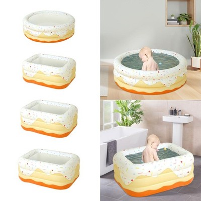 Aufblasbarer PVC-Pool, tragbare Planschbeckenringe für Gartenkinder, Kinder