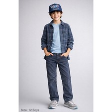 CREWCUTS Boys Corduroy Pants Blue Straight Leg Size 12