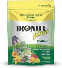 Ironite 12-10-10 Granular Plant Food for Shrubs  Trees - 3 lb Fertilizer