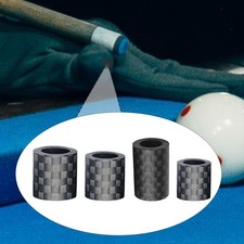 Billiard Cue Stick Ferrule Easy to Install Black Billiard Cue Tip Repair