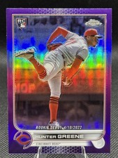 Hunter Greene 2022 Topps Chrome Update #USC93 Purple Refractor