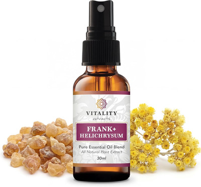 Extracts Frank+ Helichrysum Essential Oil Blend - 30Ml Spray Bottle, Frankincens