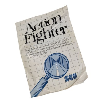 Sega Master system action fighter jaquette et notice - Collection