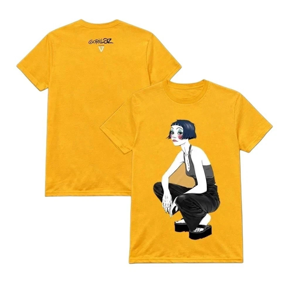 Gorillaz Band The Mountain Tour 2026 Noodle Charactor Merch T