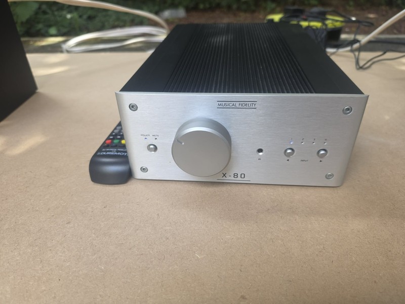 Musical Fidelity X-80 Integrated Amplifier with Remote Audiophile Hi-Fi Sound