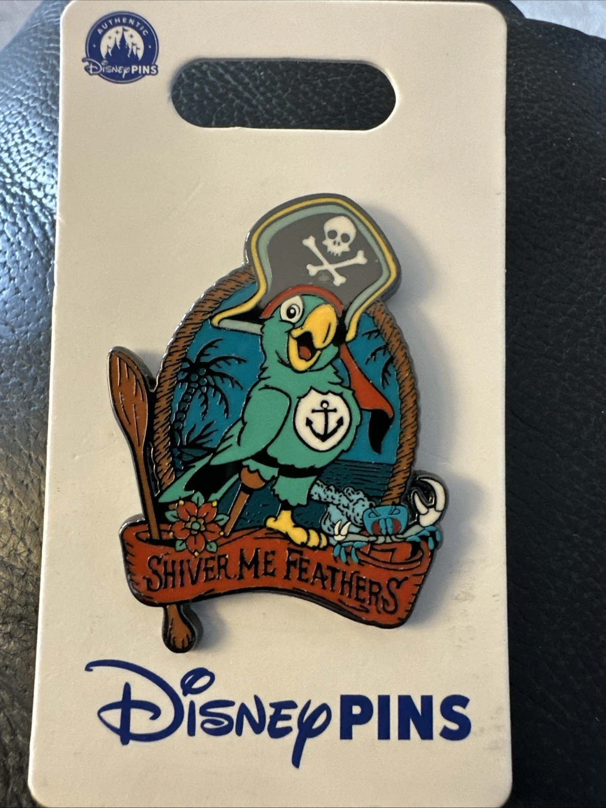 Disney Pirates of the Caribbean Barker Bird Shiver Me Feathers Pin 172549
