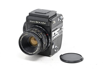 Kowa SIX MM Black Film Camera w/ Kowa 85mm f/2.8 Lens (#B111)