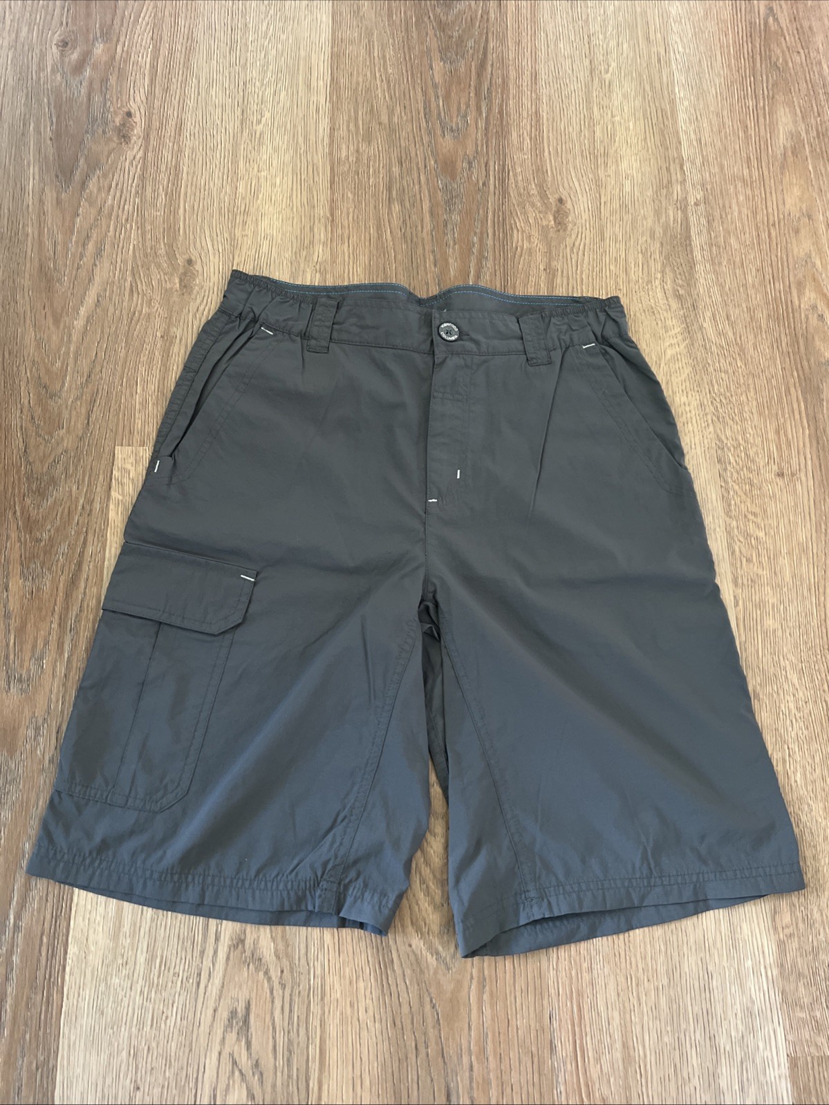 Columbia Sportswear Men’s Omnishade Grey 11” Cargo Shorts Size Small