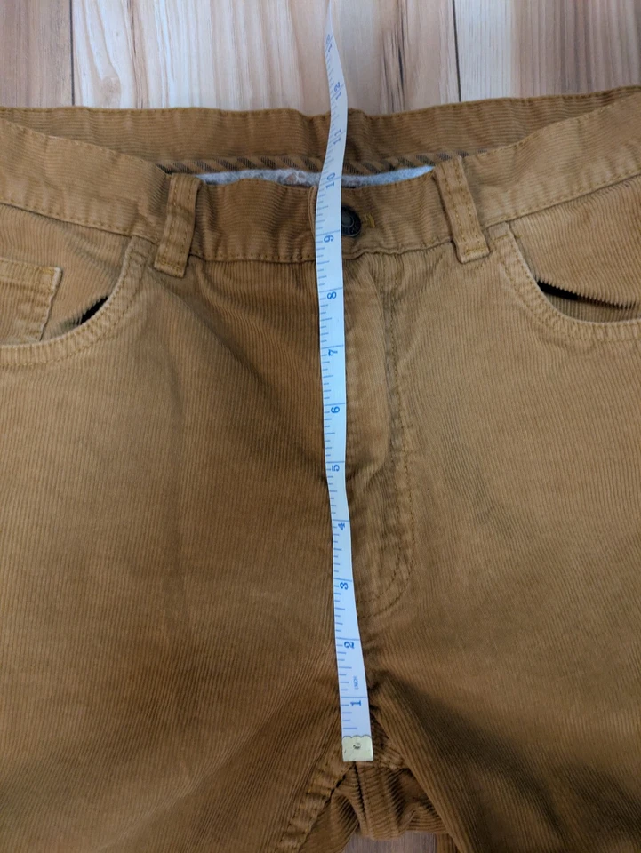 Pantalones de pana Brooks Brothers rojo polar - marrón/dorado - 33x30 (34x29,5 reales) Foto 3 de 4