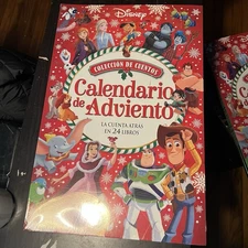 New Disney Calendario de Adviento 24 Spanish Book Advent Calendar Espanol