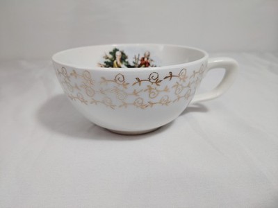One Vintage Triumph American Limoges Cup  22K Gold Trim Tea Mug 