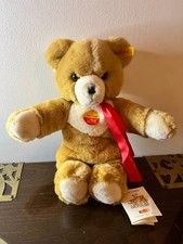 Steiff Vintage Cosy Teddy Bear 018596 36cm 2000/2001 with ALL Tags Red Ribbon