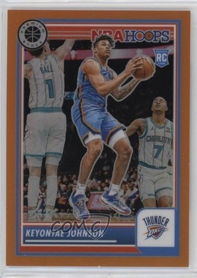2023 NBA Hoops Premium Stock Orange Prizm 48/299 Keyontae Johnson Rookie RC 0s55