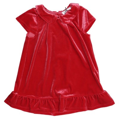 C-Mini, Kleid, Größe: 86, Rot, Baumwolle/Elasthan/Polyester, Einfarbig #1mu