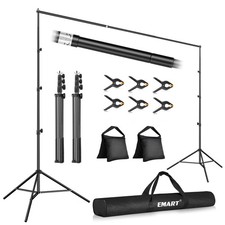 10x10FT Backdrop Stand Adjustable Back Drop Stand for Party Wedding
