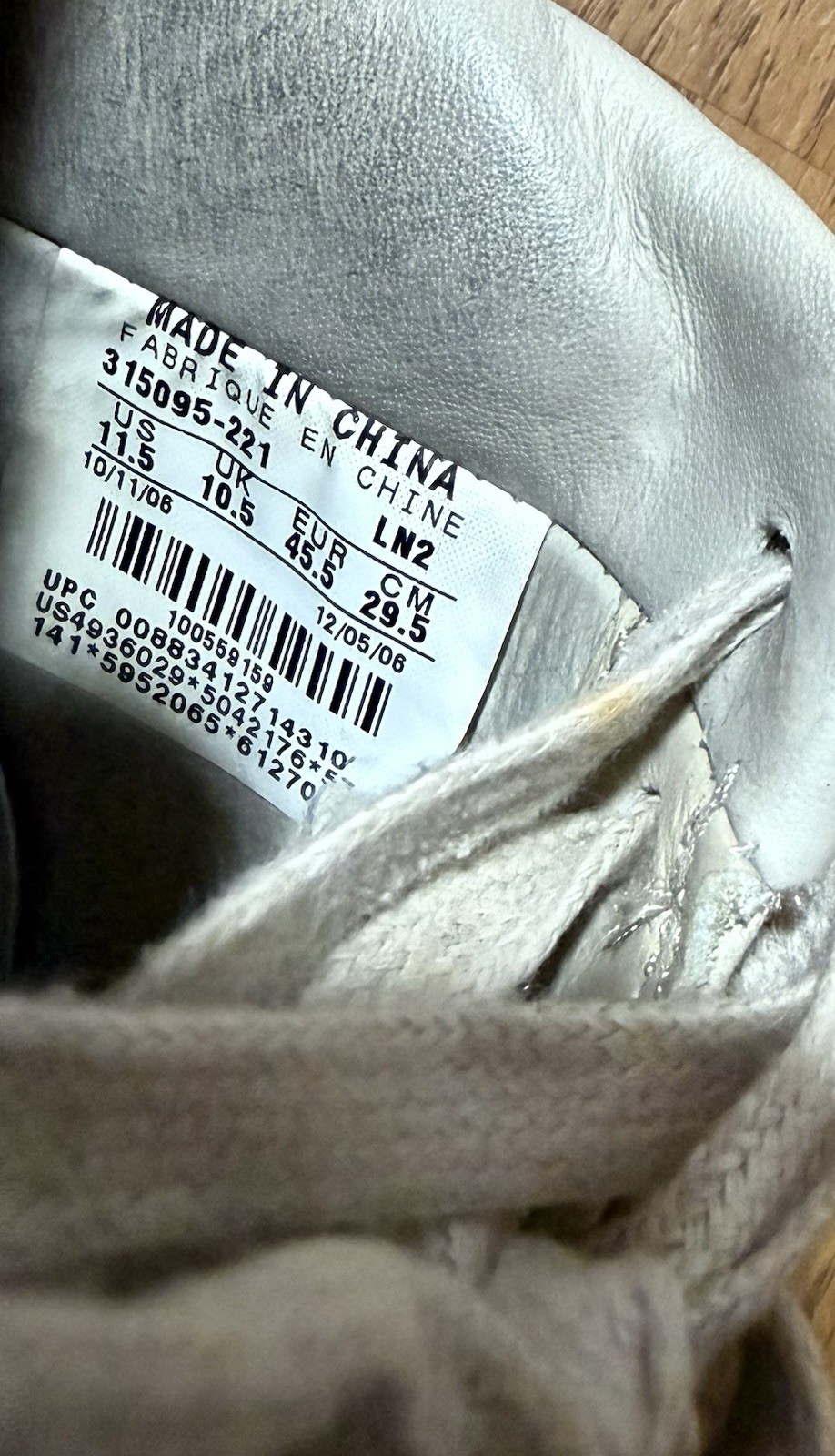 Vintage 2007 Nike Air Force 1 Kobe Bryant Supreme Shoes 11.5 RARE 100percent Authentic image 3