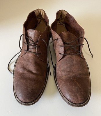 Vero Cuoio Mens 44(11) Suede Brown Lace Up Made in Italy  display picture 2
