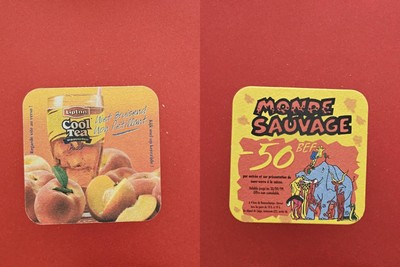 Lipton Cool Tea Pfirsiche Brauerei Bierdeckel Bier
