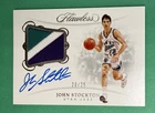 2018-19 PANINI FLAWLESS JOHN STOCKTON GAME USED PATCH AUTO /25 JAZZ
