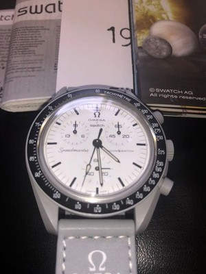 OMEGAxSwatch Speedmaster Moonswatch ''1965'' SO33M106 Bioceramic Quartz Gray