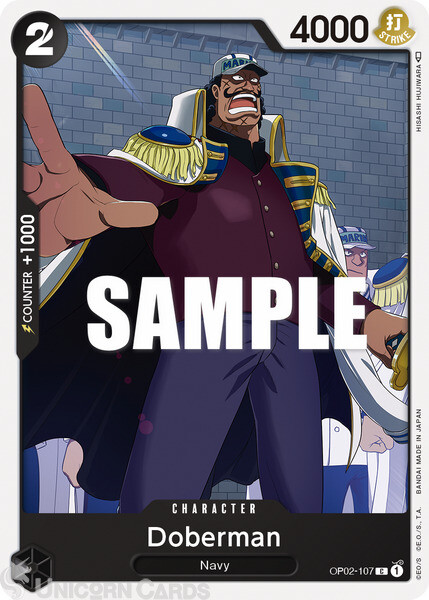 OP02-107 Doberman Common One Piece TCG Card