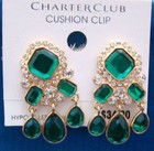 Charter Club Dangle/Drop Diamond Fine Earrings