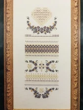 Lesa Steele Designs GRANDMOTHER'S GARDEN Hardanger Instructions & Pattern VTG