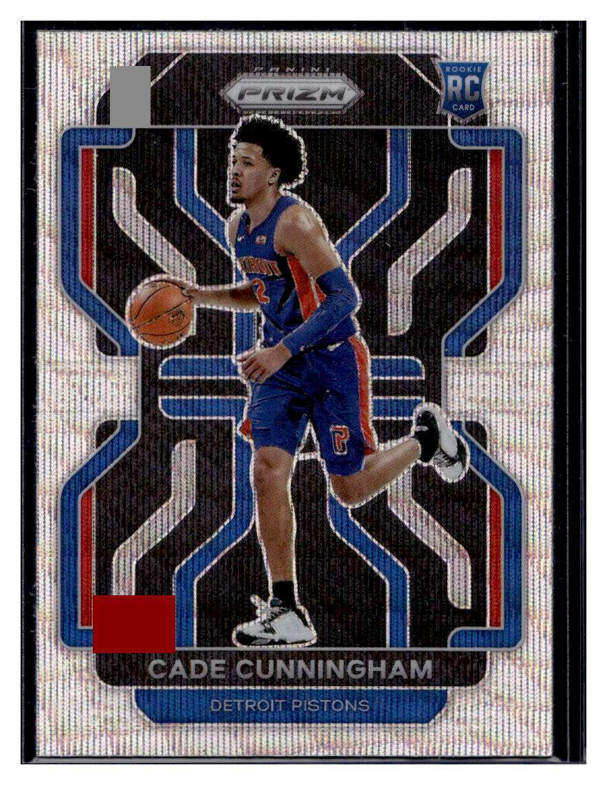 2021-22 Panini Prizm Silver Wave Prizm #282 Cade Cunningham RC