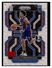 2021-22 Panini Prizm Silver Wave Prizm #282 Cade Cunningham RC Card (Qty)