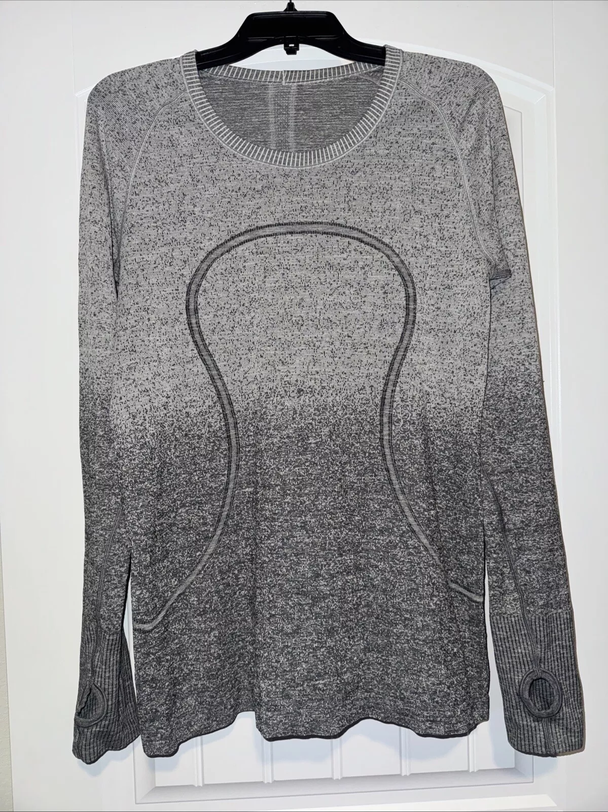 lululemon swiftly tech long sleeve ombré dark cast shirt