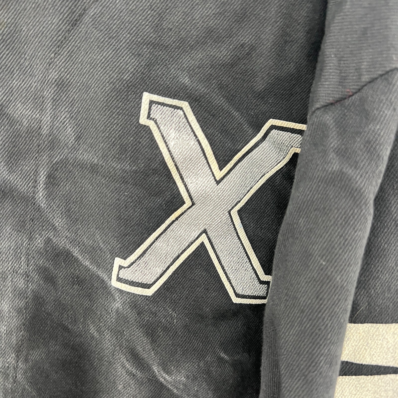 Vintage Malcom X Jacket Mens Extra Large Black Streetwear Canvas Hooded Coat